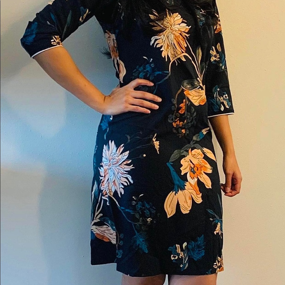 Semi-formal Chiffon Floral Dress.NWT
